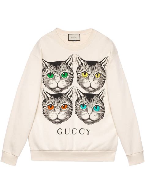 gucci mystic cat ss 2018 crewneck|Gucci Mystic Cat .